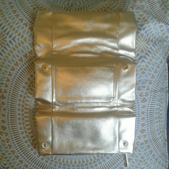 VERSACE PARFUMS GOLD GLITTER CLUTCH - Picture 4 of 6